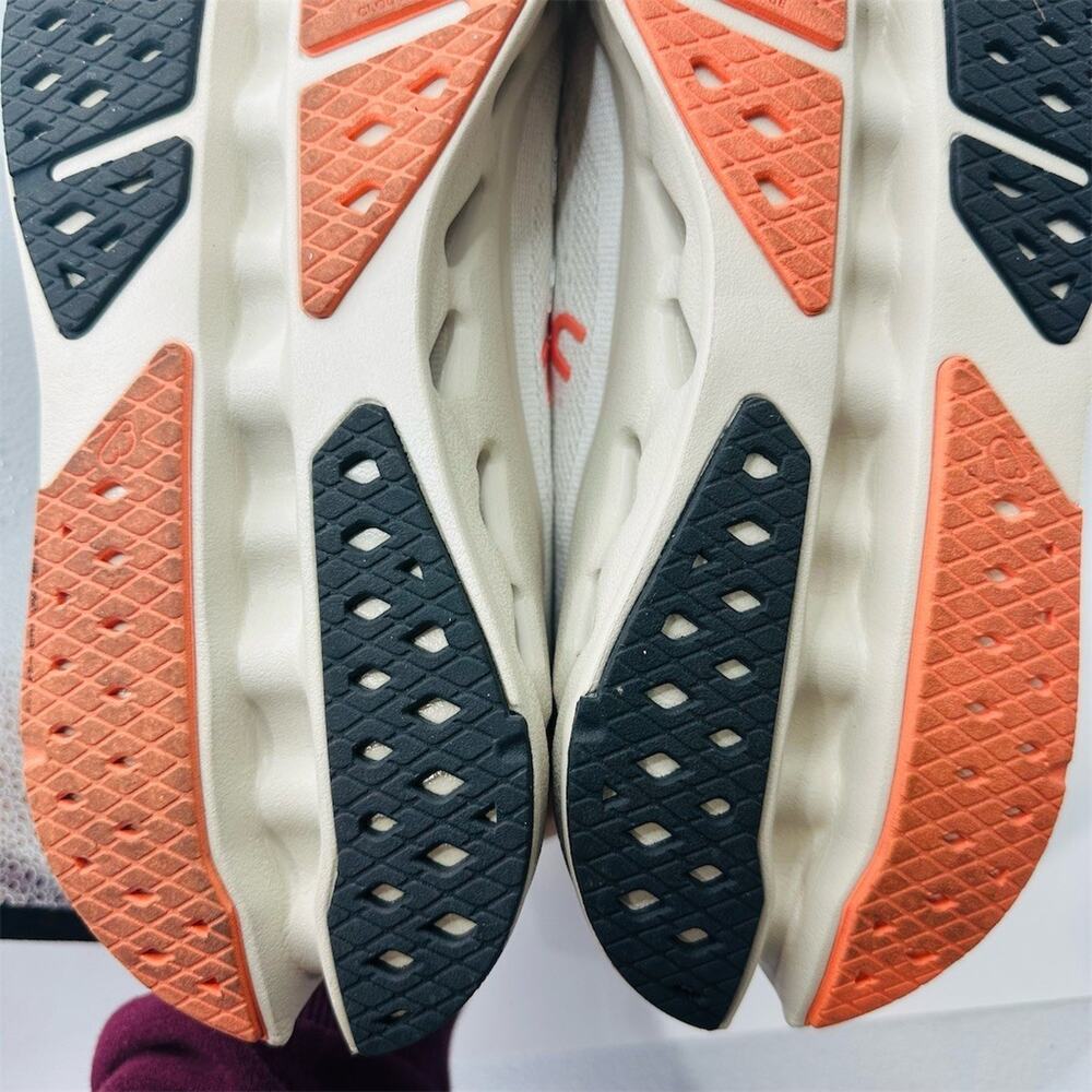 On Running Cloudnova Form 2 Sneakers Beige/White Orange Shoes | Men's Size 9.5 - Picture 11 of 11